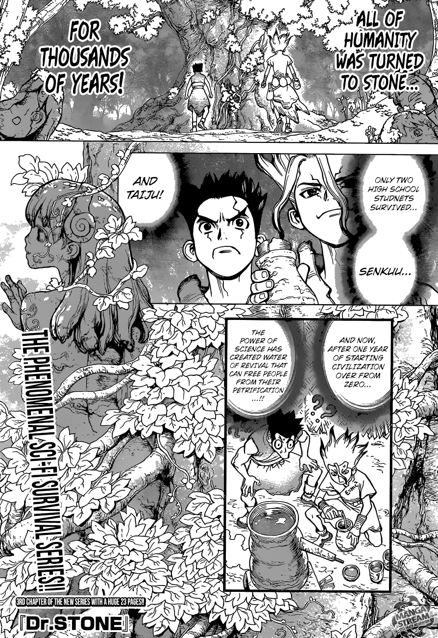 Dr. Stone Chapter 3 1